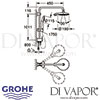 Grohe Euphoria Power&Soul System 190 Shower System Diverter Dimensions
